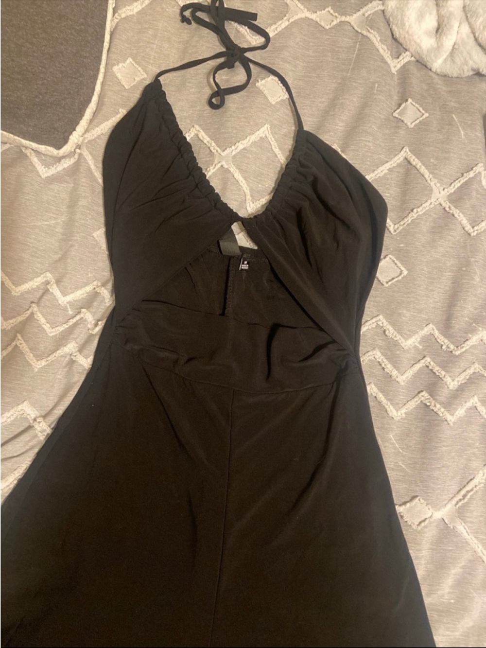 Windsor Black Womens Halter Top